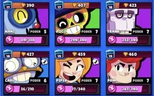 Conta Brawl Stars 13K de Trofeus
