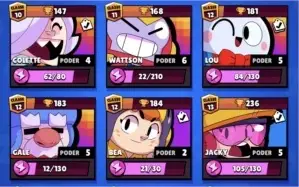 Conta Brawl Stars 13K de Trofeus