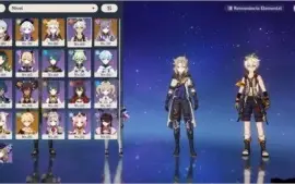 GENSHIN IMPACT - AR 48 - XIAO, ALBEDO, QIQI C1 E KEQING