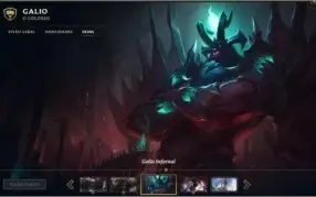 Conta LV 30 Faltando 1 Champion 85 Skins e Varios icones