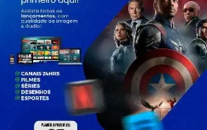 IPTV Completa: filmes, séries, futebol, UFC