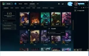 Conta League of Legends - Gold IV - LVL 65