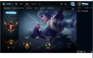 Conta League of Legends - Gold IV - LVL 65