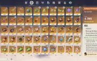 Conta Genshin AR57 com ótimos personagens 5*
