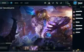 CONTA LOL. RYZE TRYUNFANTE E RAMMUS REI