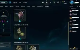 CONTA LOL. RYZE TRYUNFANTE E RAMMUS REI
