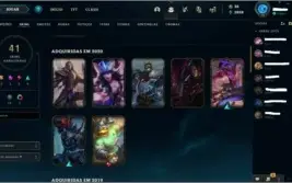 CONTA LOL. RYZE TRYUNFANTE E RAMMUS REI