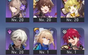 Honkai Star Rail Blade + LC + Jinglu Himeko Bailu Bronya