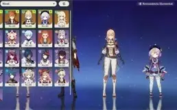 AR37 - Ayaka + Childe + Jean + Qiqi + Espada Áspera