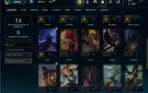 Platina 4 com 26 Champs e 3 Skins ( SEM EMAIL CONFIRMADO )