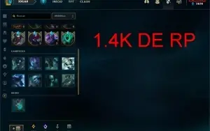 PROMOÇÃO 1.4k DE RP + SKINS PRETÍGIOS 2022 ( +BRINDE NO TFT
