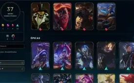 Conta lol prata com ez pulsefire  e lucian velho oeste