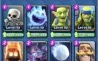 Conta Clash Royale / LVL 13 / 43 MAX CARDS / 70 EMOTES