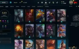 conta league of legends diamante 4 342 skins