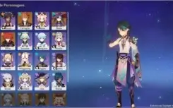 Conta Ar 51 Com diluc+ tumulo  e xiao + lança de jade