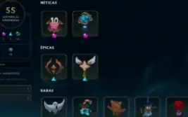 Conta league of legends (BR) lvl 482, dima I, 727 skins