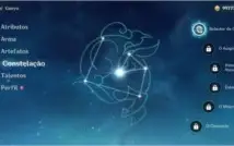 Conta com Ganyu C1 e Diluc C1 e Harpa Celestial AR 39