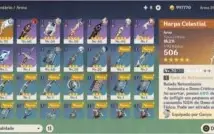 Conta com Ganyu C1 e Diluc C1 e Harpa Celestial AR 39