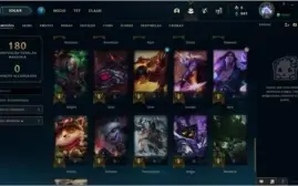Conta Gold 2 46 champs 5 skins