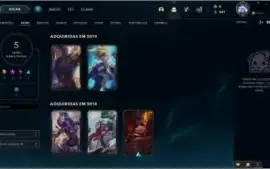 Conta Gold 2 46 champs 5 skins