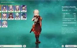 GENSHIN IMPACT - AR 26 (Kazuha + Espinha Celestial)