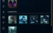 conta - 50 skins, 70% dos campeoes, tft e soloduo prata1/2