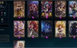 Vendo conta do lol lvl 800 d1 season passada