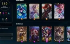 Vendo conta do lol lvl 800 d1 season passada