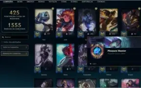 CONTA LOL 248 SKINS, LEVEL 751, GOLD IV