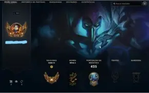 CONTA LOL 248 SKINS, LEVEL 751, GOLD IV