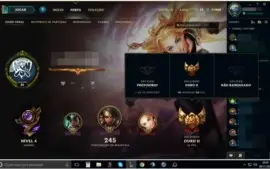 Conta gold 2 67 campeões 15 skins