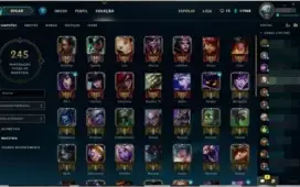 Conta gold 2 67 campeões 15 skins
