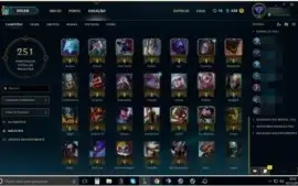 Conta gold 2 67 campeões 15 skins