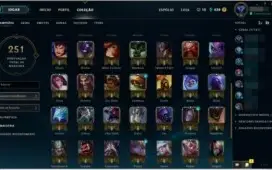 Conta gold 2 67 campeões 15 skins