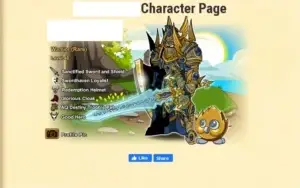 Conta AQW-7 anos, itens raros, 2 milhões em gold e 2 mil AC