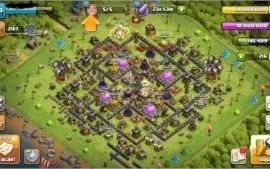 clash of clans cv11 baratinho