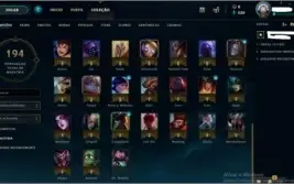 CONTA TOP COM 66 CHAMPS E 24 SKINS TOP, BARATISSIMA.