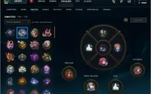 CONTA PLATINA 2 COM TODOS OS CHAMPS E 588 SKINS