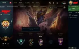 CONTA PLATINA 2 COM TODOS OS CHAMPS E 588 SKINS
