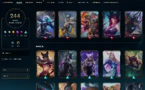 Vendo conta lol nvl 542