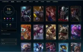 CONTA LOL 3 SKINS ULTIMATES
