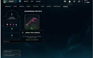 Conta Unranked com 26 Skins e 46 Champs