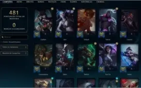 VENDO CONTA LEAGUE OF LEGENDS