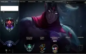 VENDO CONTA LEAGUE OF LEGENDS