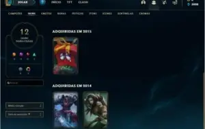 CONTA LOL DIAMANTE 2 SMURF