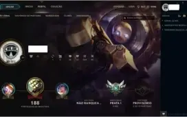 Conta no League of Legends com 200 skins e todos campeões.