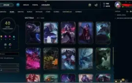 CONTA LOL - P1 /40 SKINS/ 101 CHAMPS