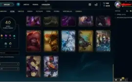 CONTA LOL - P1 /40 SKINS/ 101 CHAMPS