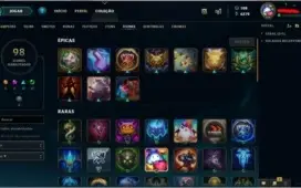 CONTA LOL - P1 /40 SKINS/ 101 CHAMPS