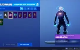 Conta com Skin Galaxy